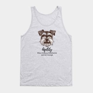 Schnauzer Agility Humiliation Tank Top